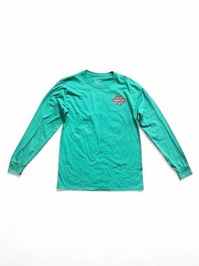 Southern Y'all Sweeter Than A Snowflake Long Sleeve Tee Mint Medium